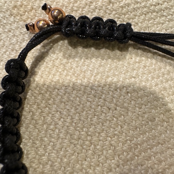 Leather Gold mother of Pearl Bracelet - Picture 4 of 8